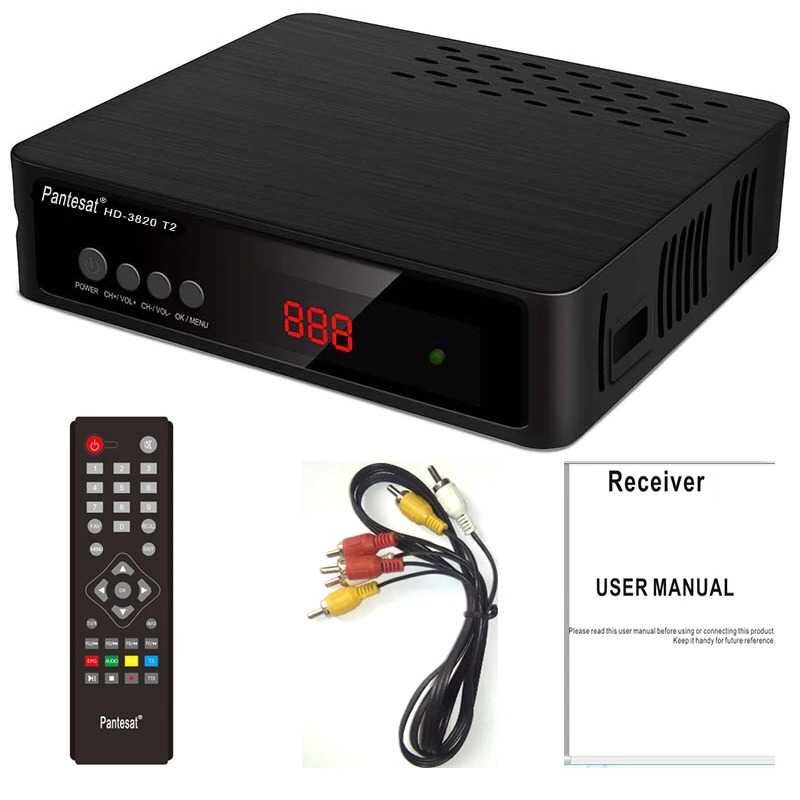 Set Top Box WiFi Receiver Tv Box DVB-T2 HD Pantesat Digital TV Tuner