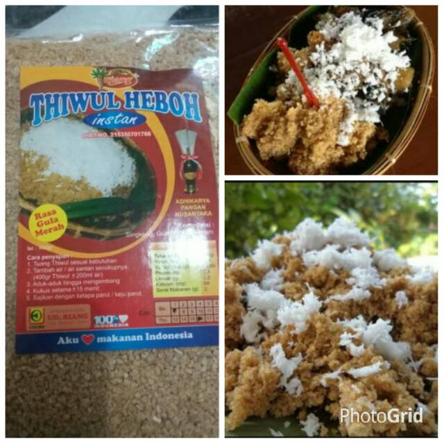 

Thiwul instan makanan tradisional