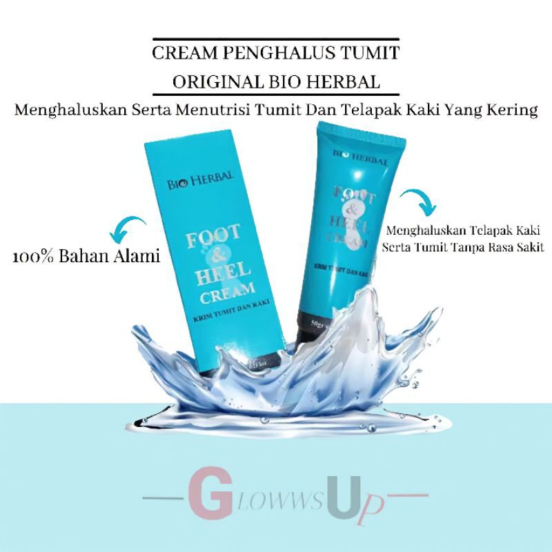 FOOT &amp; HEEL CREAM 50GR BPOM - FOOT CREAM BIO HERBAL ORI