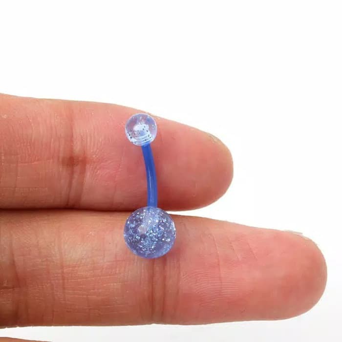 TBI Anting Plastik Anti Alergi Perut Barbel Tindik Navel Belly Piercing