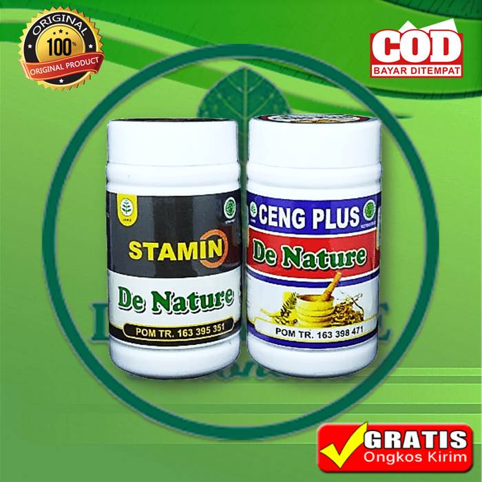 [ OBAT PAKET STAMINA ] OBAT STAMINA PRIA HERBAL PENAMBAH STAMINA PRIA CENG PLUS STAMIN DE NATURE ORI