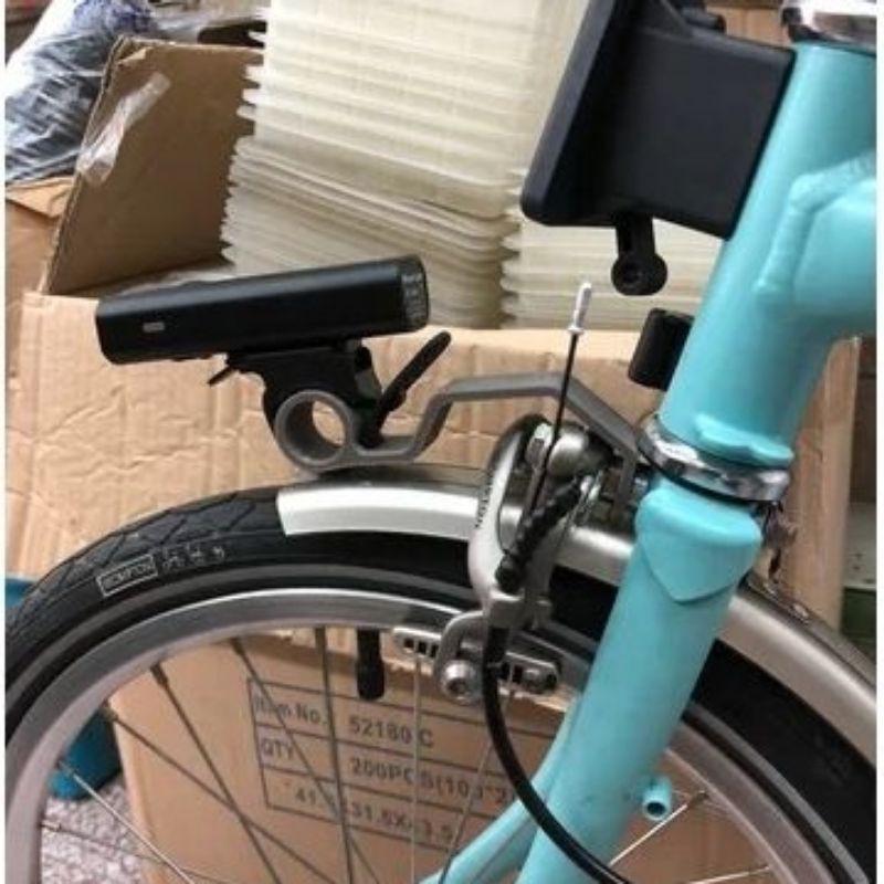 Braket Dudukan Lampu Depan Sepeda Lipat Selli