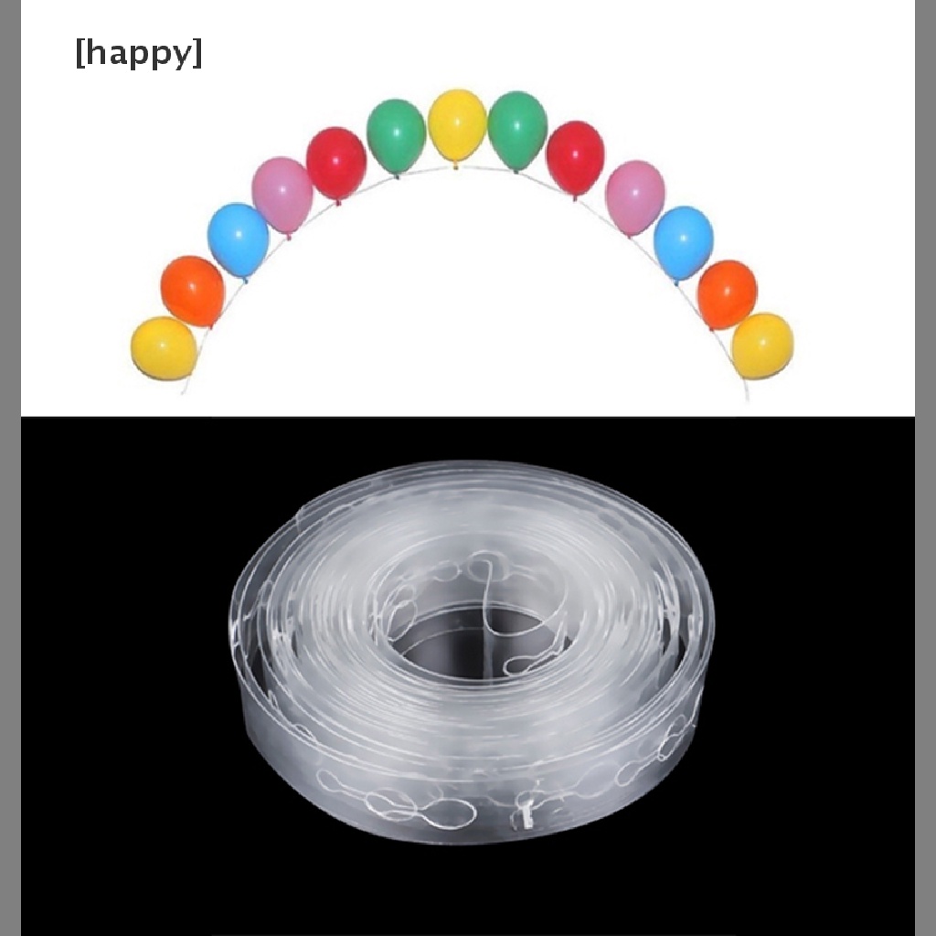 Pita Rantai Penghubung Balon Bahan Plastik Ukuran 5m Untuk Dekorasi Pesta