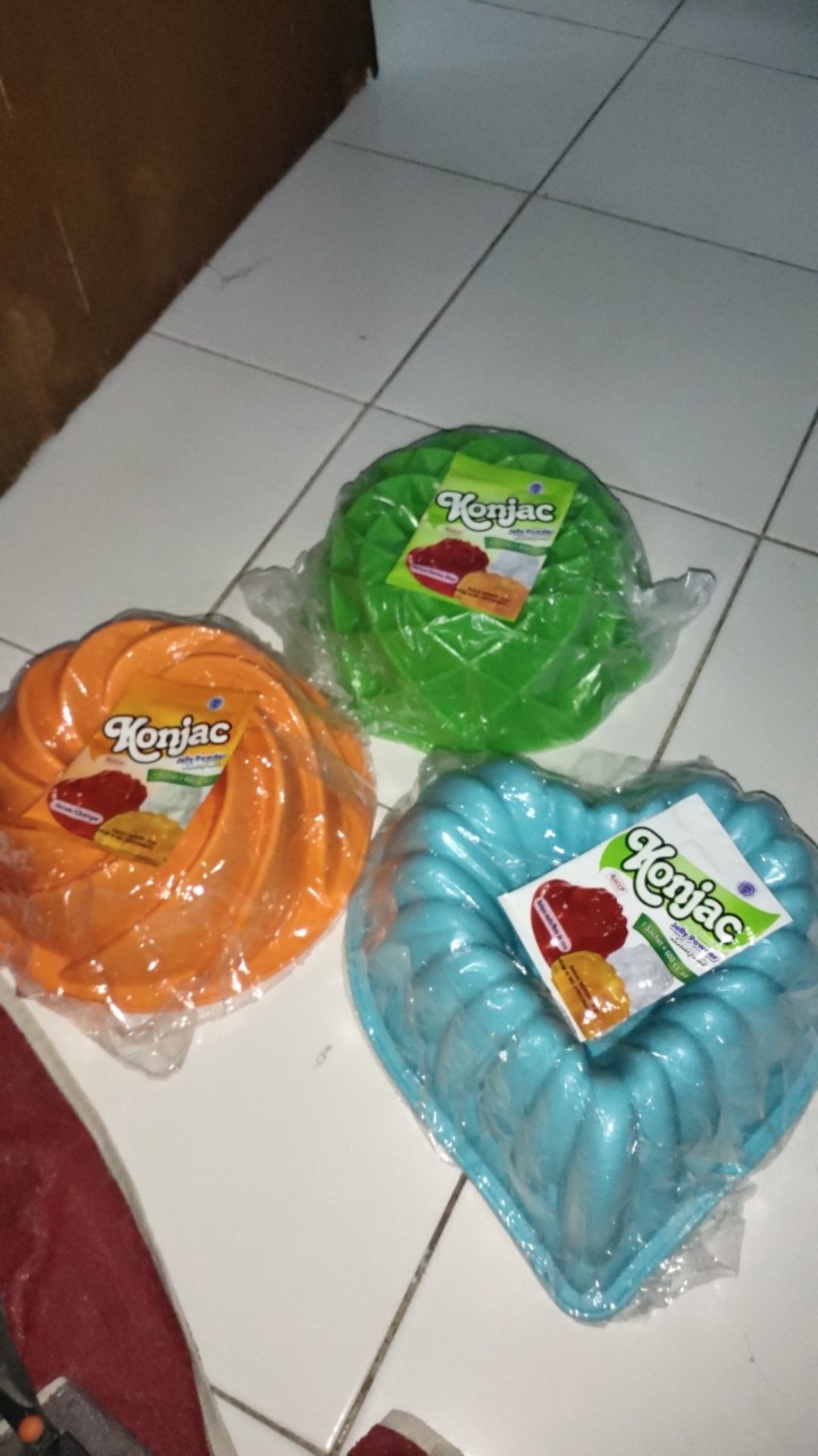 Loyang Cetakan Puding Cake Love Hati Gelombang Silikon Silicone