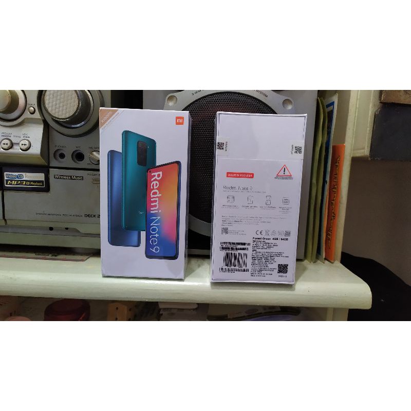 xiaomi redmi note 9 4/64 New 100% garansi resmi no repack