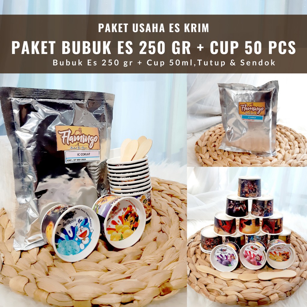

jual es krim paket - paket Adonan Ice Cream - paket Es Krim 50ml/paket ES KRIM MURAH ES COD