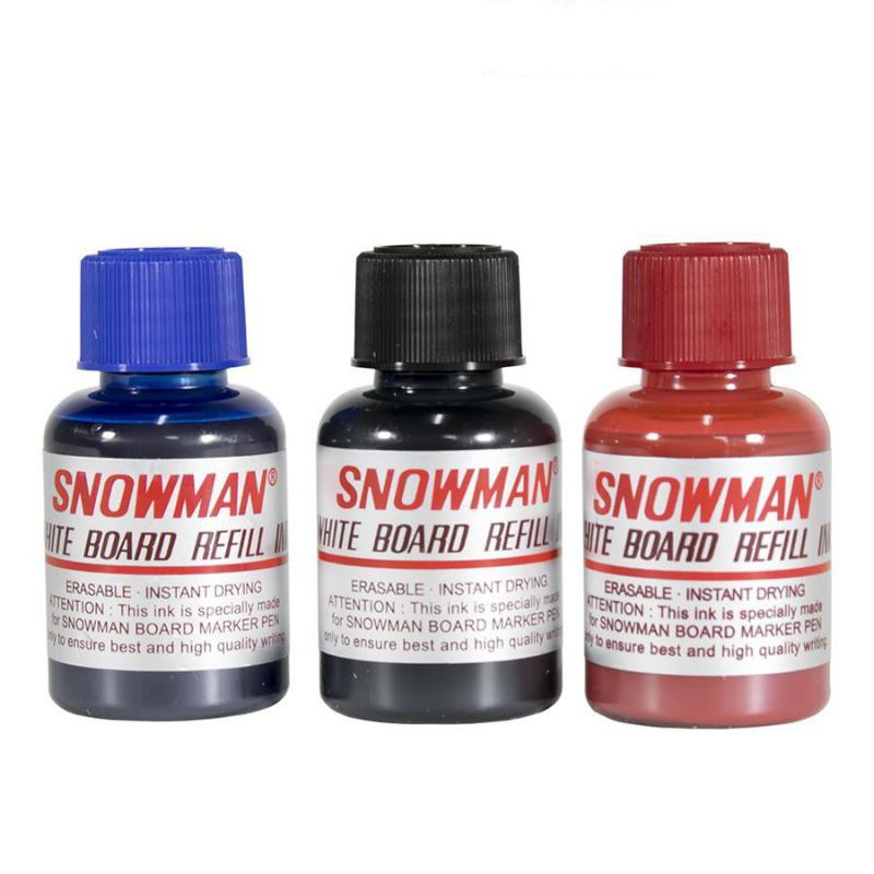 Tinta spidol snowman white board  refill