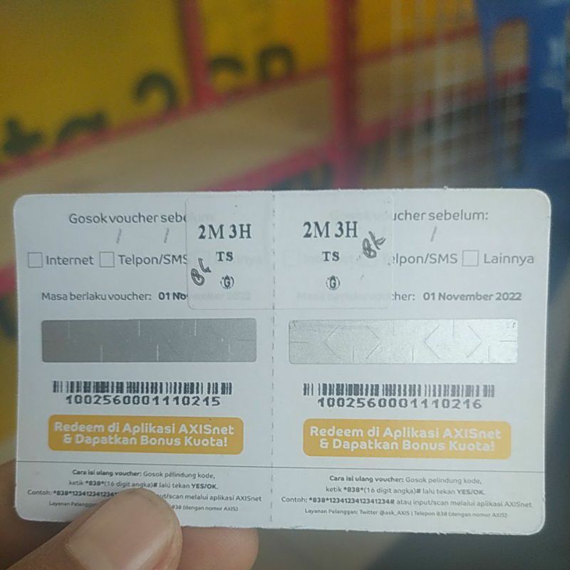 voucher axis aigo mini 2gb 3hari (grosir dan ecer)
