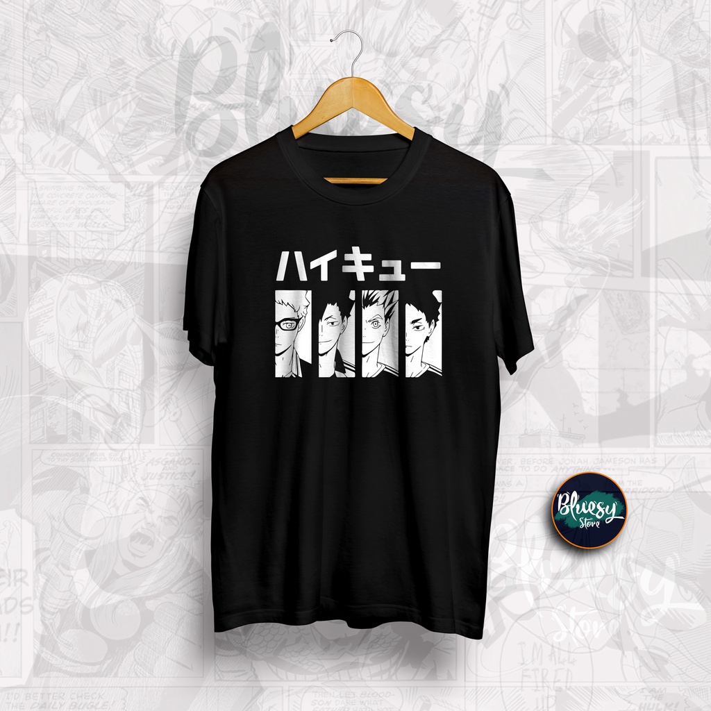 Kaos ANIME HAIKYUU KARASUNO HIGHSCHOOL MEMBERS TSUKISHIMA YU / BAJU ANIME HAIKYU KARASUNO TEAM BLUESYCLOTH