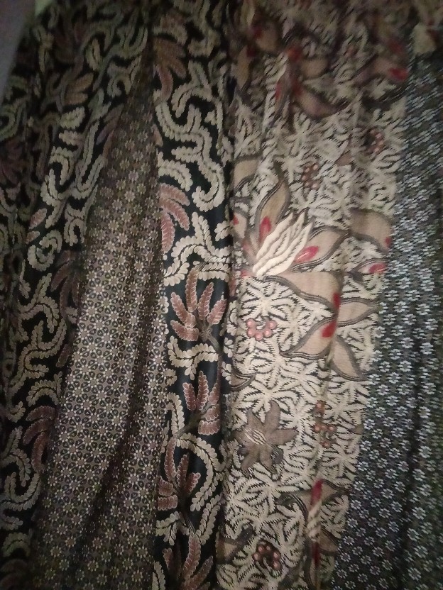 Gamis Cardy Batik Jumbo Ld 120 Standar Ld 106 - Gamis Cardi - Busui Bahan Katun Terlaris