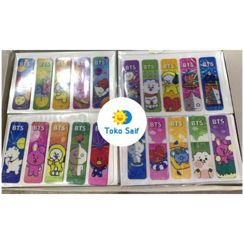 

Sticky note / pembatas buku BTS BT21 murah