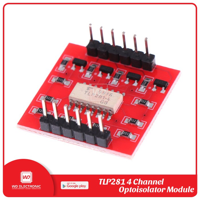 TLP281 4 CHANNEL OPTOISOLATOR MODULE