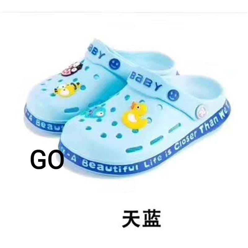 gos LIFE BEETLE PAO Sandal Anak Laki Perempuan Bahan Karet Model Lucu 0-7 Tahun Import