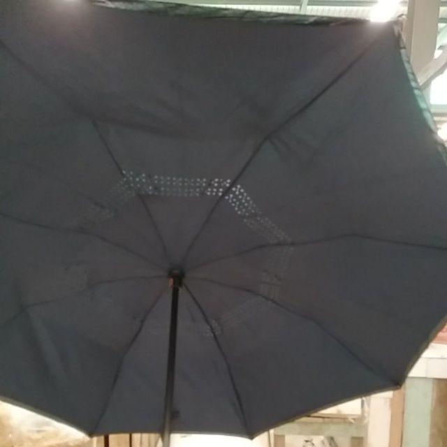 Payung Mobil / Payung Terbalik / Black Edition / Kazbrella / Warna Dalam / Hitam Luar