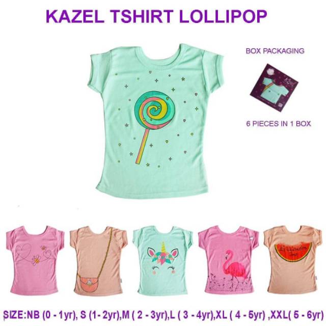 KAZEL TSHIRT LOLLIPOP