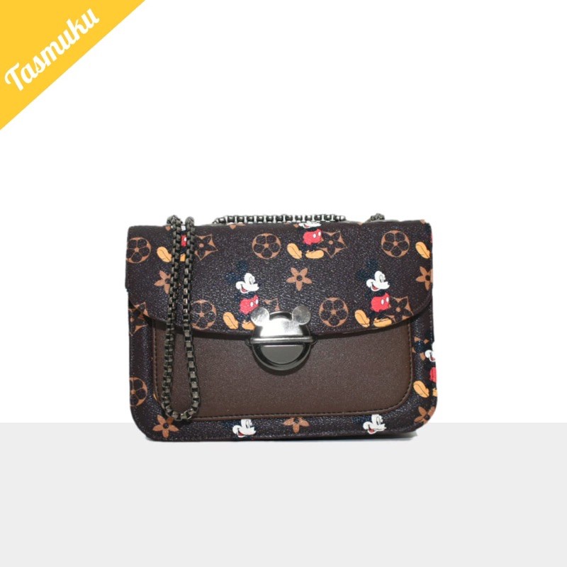 Tas Tenteng mcm 2 Tas slingbag mcm Tas Wanita shoulderbag Wanita Tas Mickey Mouse
