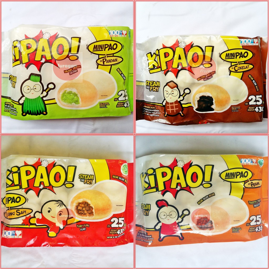 

KIPAO MINIPAO ISI 25s MINI BAKPAO FROZEN FOOD