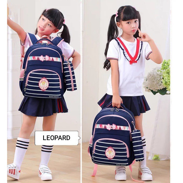 TAS RANSEL ANAK SEKOLAH Back Pack Double Pola Tribal Fashion Cewek