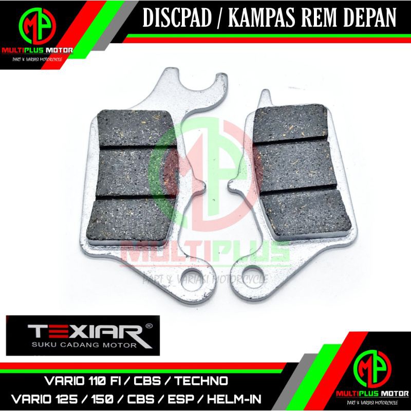 Discpad Dispad Disped depan Kampas rem disc cakram depan VARIO CBS,TECHNO,110,VARIO FI,VARIO ESP,110