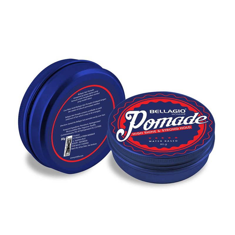 Bellagio Pomade High Shine Strong Hold 80gr