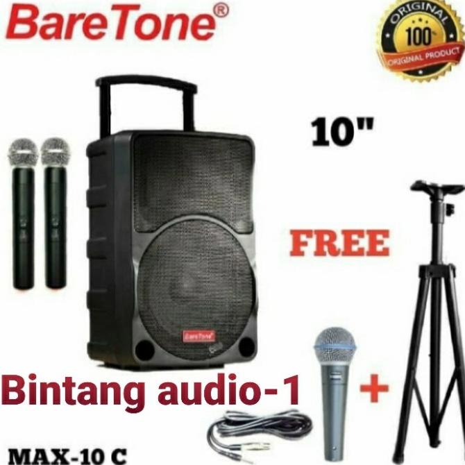 Speaker Aktif Porteble Baretone Max 10C Orginal Baretone Max 10C Lissa_Sasmita