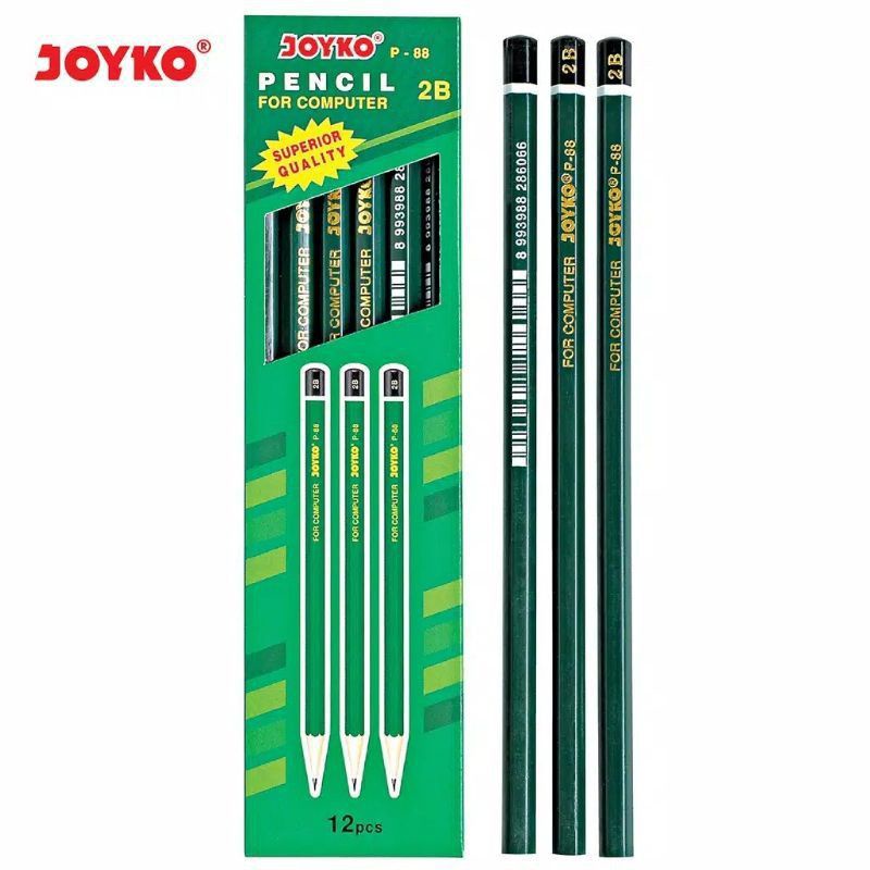

pensil pencil 2B merk JOYKO hijau