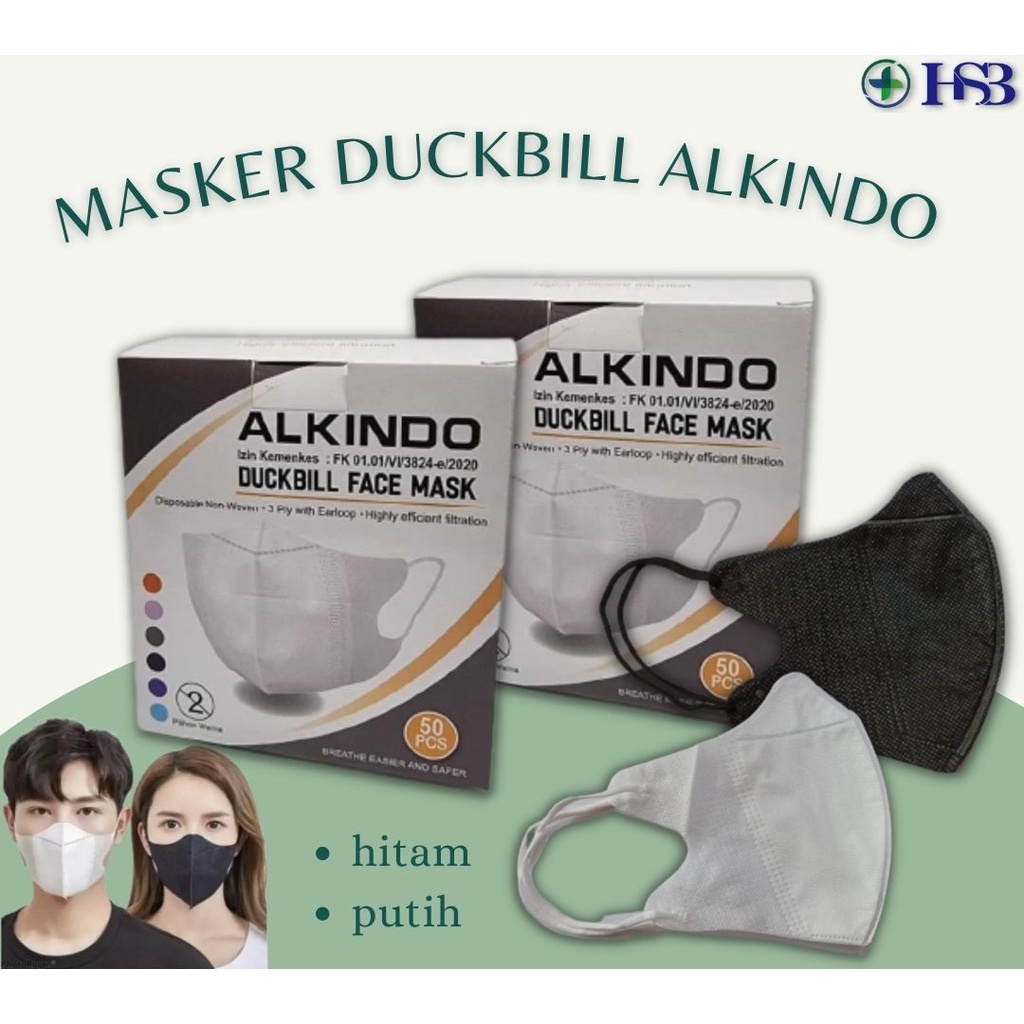 masker duckbill alkindo
