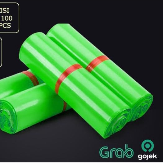 

✶ Plastik Polymailer Green Hijau 20x30 cm ➬