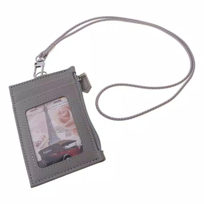 

Lucu Id Card Holder Lanyard Kalung Gantungan Name Tag Bagus