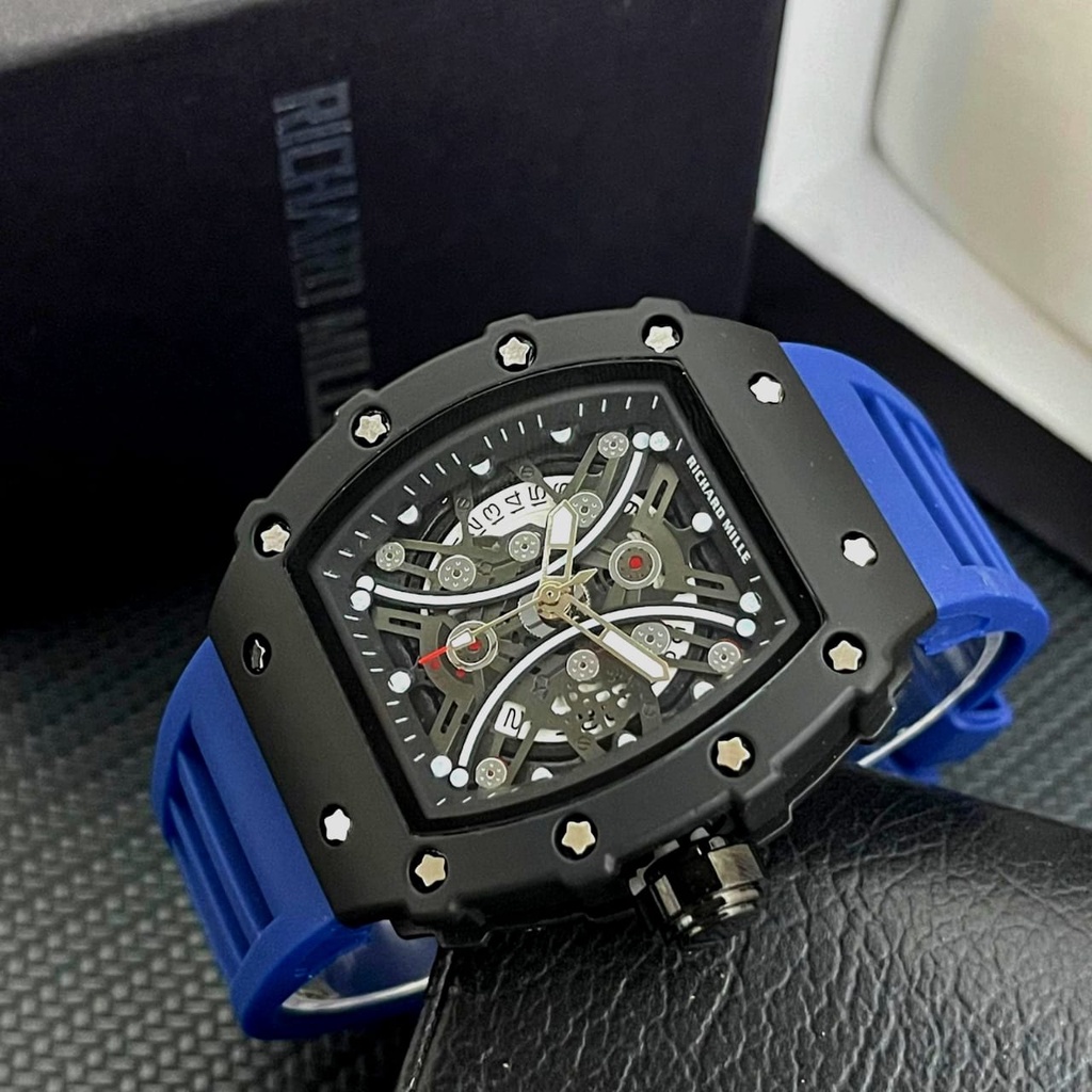 Grosiran Jam Tangan Pria 45150YO Analog Strap Rubber Include Box Exclusive dan Baterai Cadangan (COD)