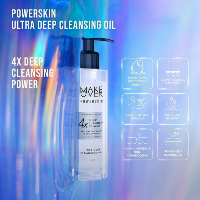 Make Over Powerskin 4X Ultra Deep Cleansing Oil 190ml