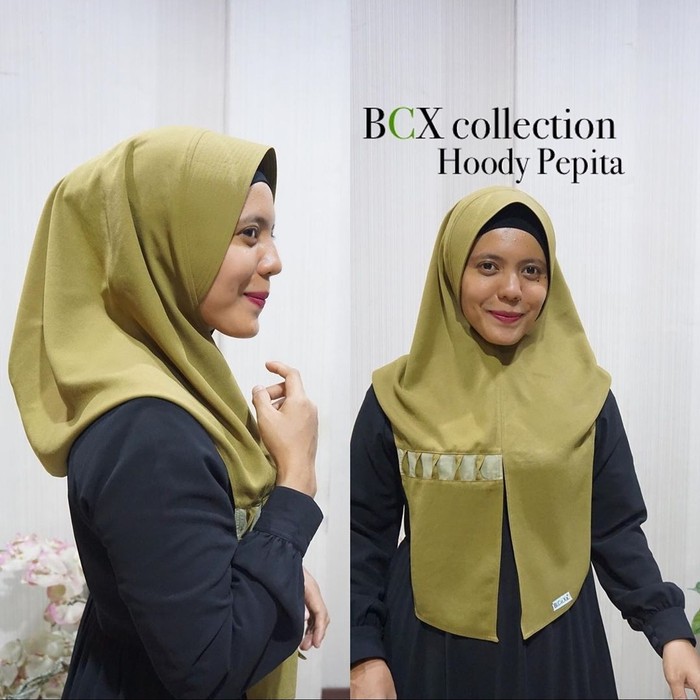 Jilbab/Kerudung/Hijab Hoodie Pepita BCX (Bi.Ce.Xa) ORIGINAL