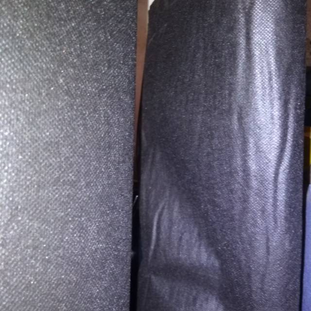 Kain spunbond warna hitam permeter