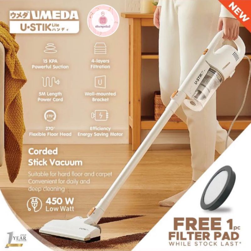 Umeda USTIK Lite Stick Vacuum