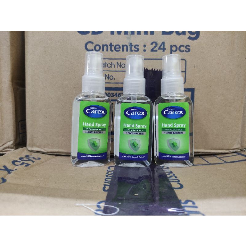 carex hand sanitizer spray aloe vera 50ml