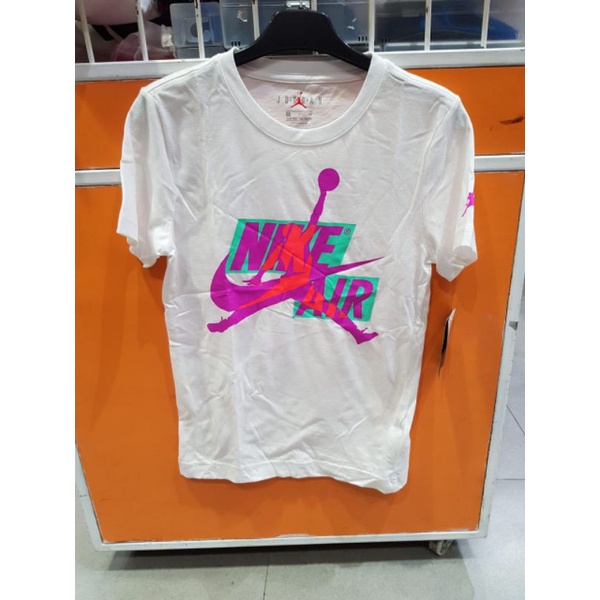 Kaos Unisex Nike Air Jordan Tshirt white tshirt Logo Nike Air