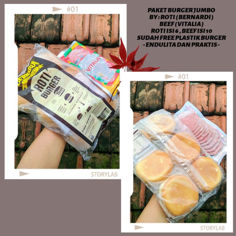 

(WAJIB ATC BUBBLE/KARDUS) PAKET BURGER JUMBO ORI & CHICKEN CRISPY