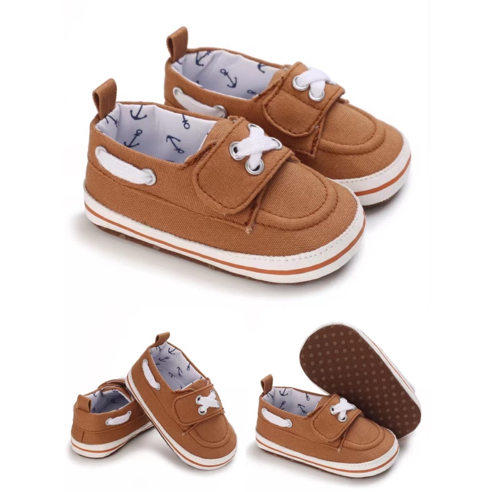 HappyOliver D64 XIWON Sepatu Anak Laki Sepatu Bayi Prewalker Shoes 0-18 bulan Import