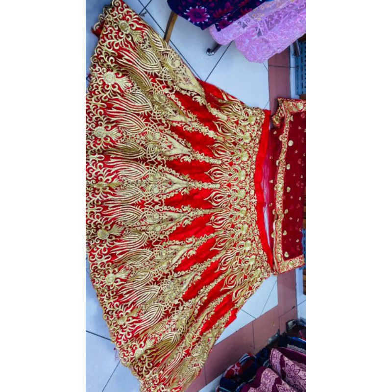 lehengga india lenga india sarung pengantin wedding dress baju india pesta jodha uttaran tapasya