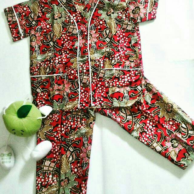 Baju Tidur Batik Anak Piyama Anak Setelan Baju Batik Unik Shopee Indonesia