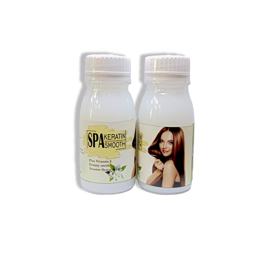 SPA KERATINE SMOOTH kemasan botol 80 gr HAIR MASK