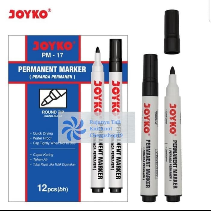 

Spidol Permanent Marker Hitam Joyko PM-17 RJT