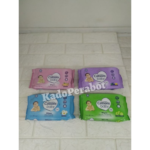 cussons baby wipes 50s