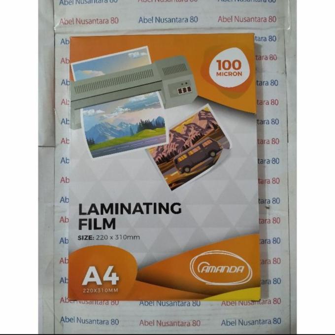 

Plastik Laminating A4 Amanda isi 100pcs