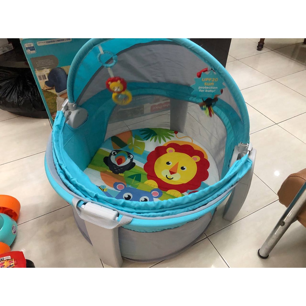 Box Bayi portable | tempat tidur bayi | boks bayi | Fisher-Price - On-The-Go Baby Dome box bayi trav