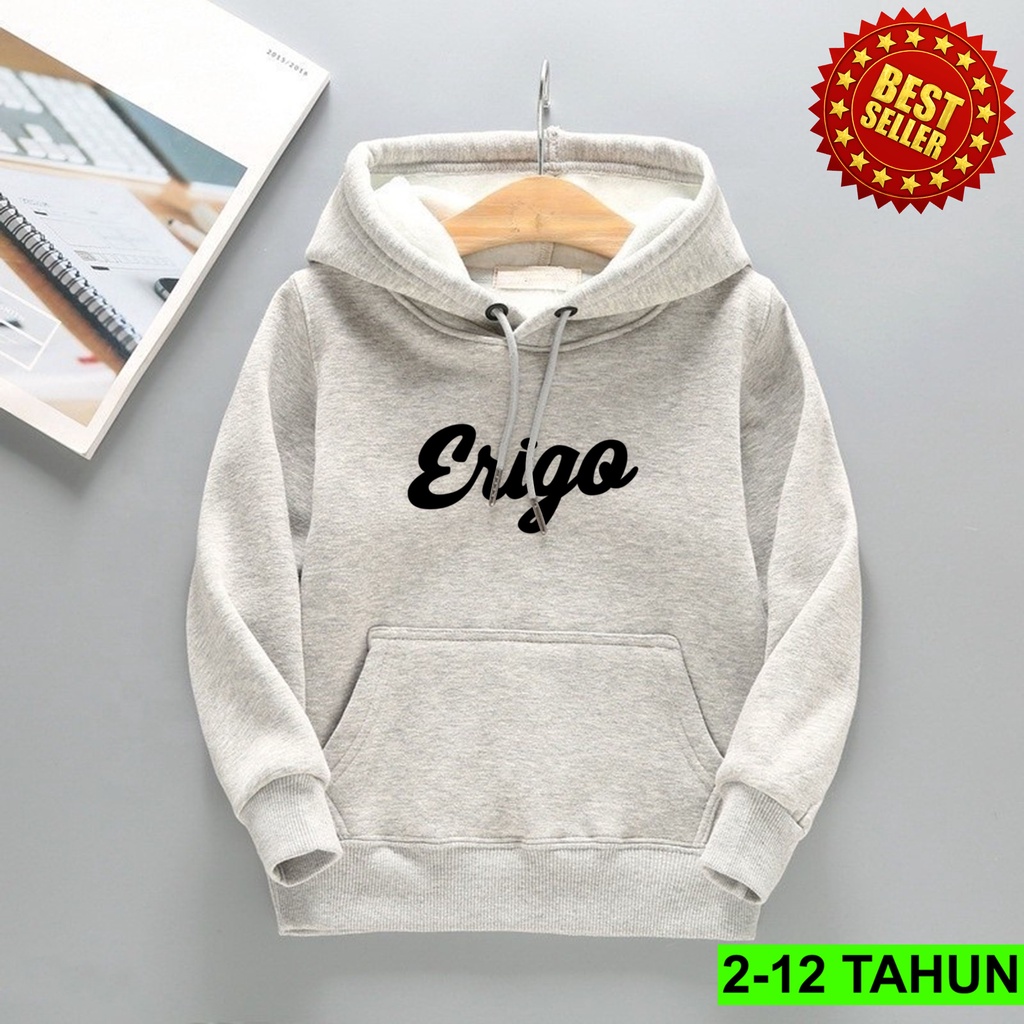 Hoodie Anak Laki Laki Perempuan / Hodie BEST SELLER Erigo Anak Usia 2 3 4 5 6 7 8 9 10 11 12 Tahun / Jaket ERIGO Anak Cewek Cowok / Switer Distro Bisa Cod / Suiter Anak Terbaru / Sweeter Anak / Switer Anak