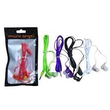 Handsfree Earphone MP3 Music Angel / Handsfree Earphone Music Angel / Stereo Super Bass Murah