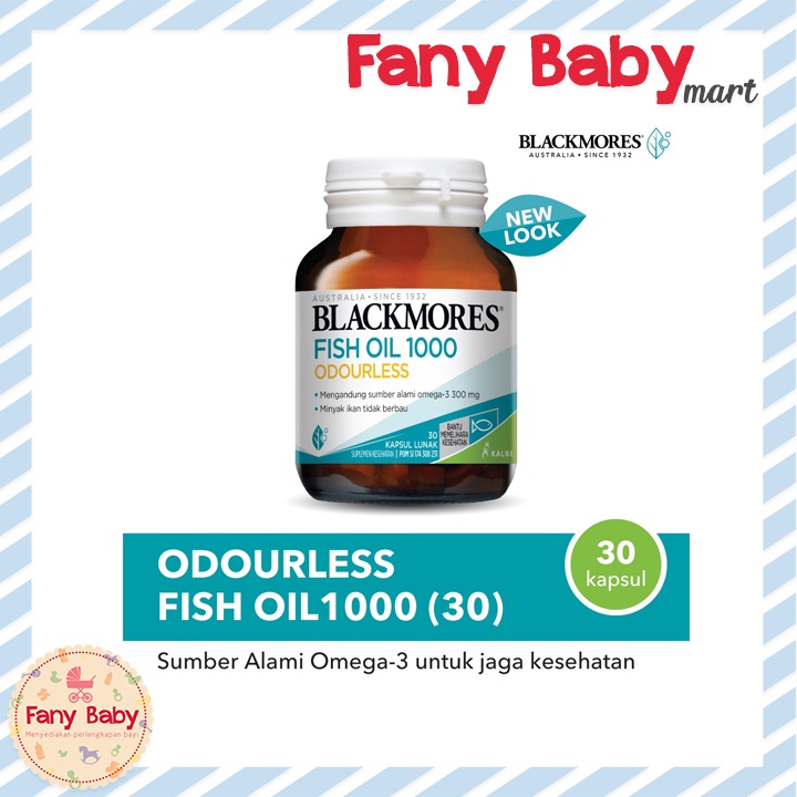 BLACKMORES ODOURLESS FISH OIL 30 KAPSUL / BLCFD