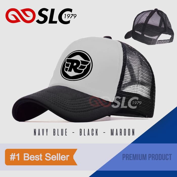 New/Topi/Hat/Topi Pria/ Topi Wadezig  ON851  Jaring Trucker Premium Royal Enfield .6 - Slc