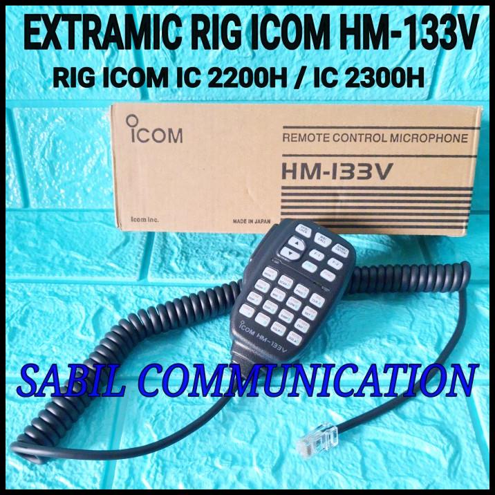 Ptt Mic Radio Icom Ic 2100 Ic 2200H Ic 2300H Icom Hm 133V Hm133 Hm133V